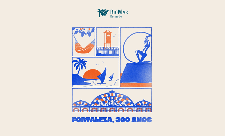 RioMar Kennedy homenageia 300 anos de Fortaleza com brindes que celebram identidade e pertencimento